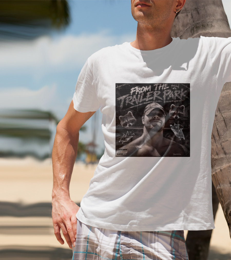 From The Trailer Park Slaybazza Parental Advisory Explicit Content Rugged T-Shirt