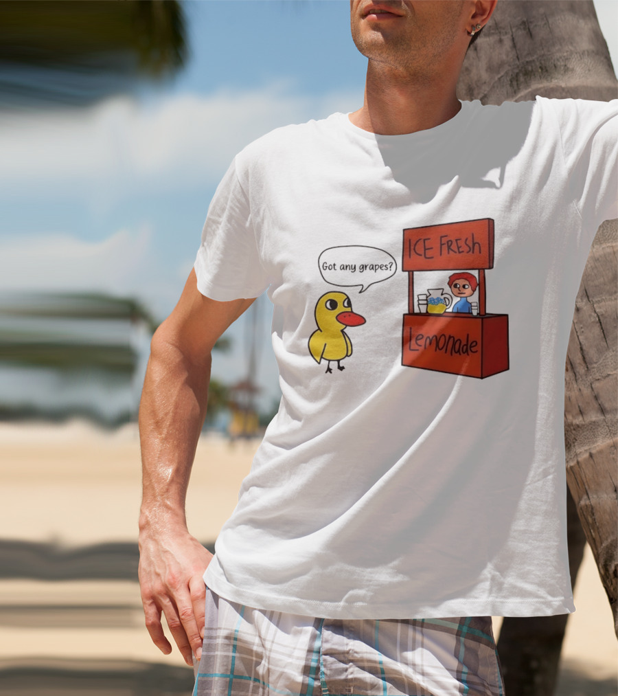 Got Any Grapes Duck Ice Fresh Lemonade Stand T-Shirt