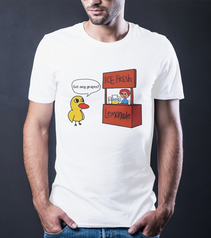 Got Any Grapes Duck Ice Fresh Lemonade Stand T-Shirt
