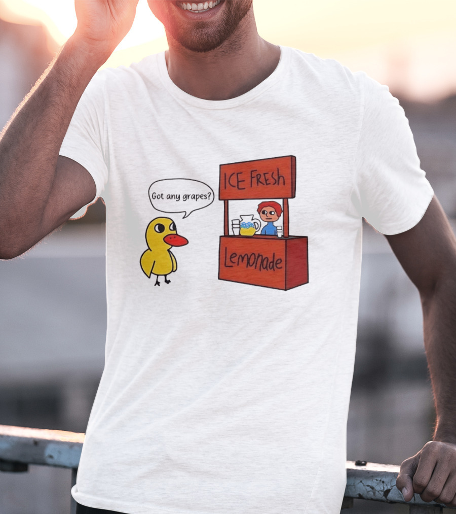 Got Any Grapes Duck Ice Fresh Lemonade Stand T-Shirt