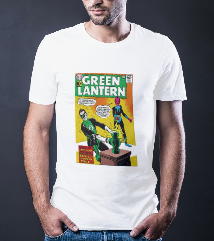 Green Lantern Sinestro Battle Of The Power Rings Comic Cover DC Comics T-Shirt