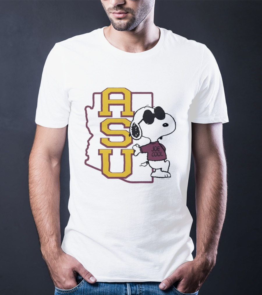 ASU Joe Cool Snoopy Arizona State University T-Shirt