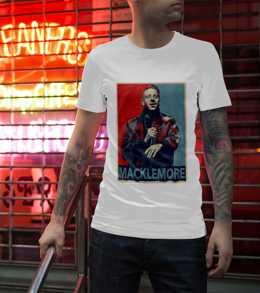Macklemore Music Icon Red Blue T-Shirt