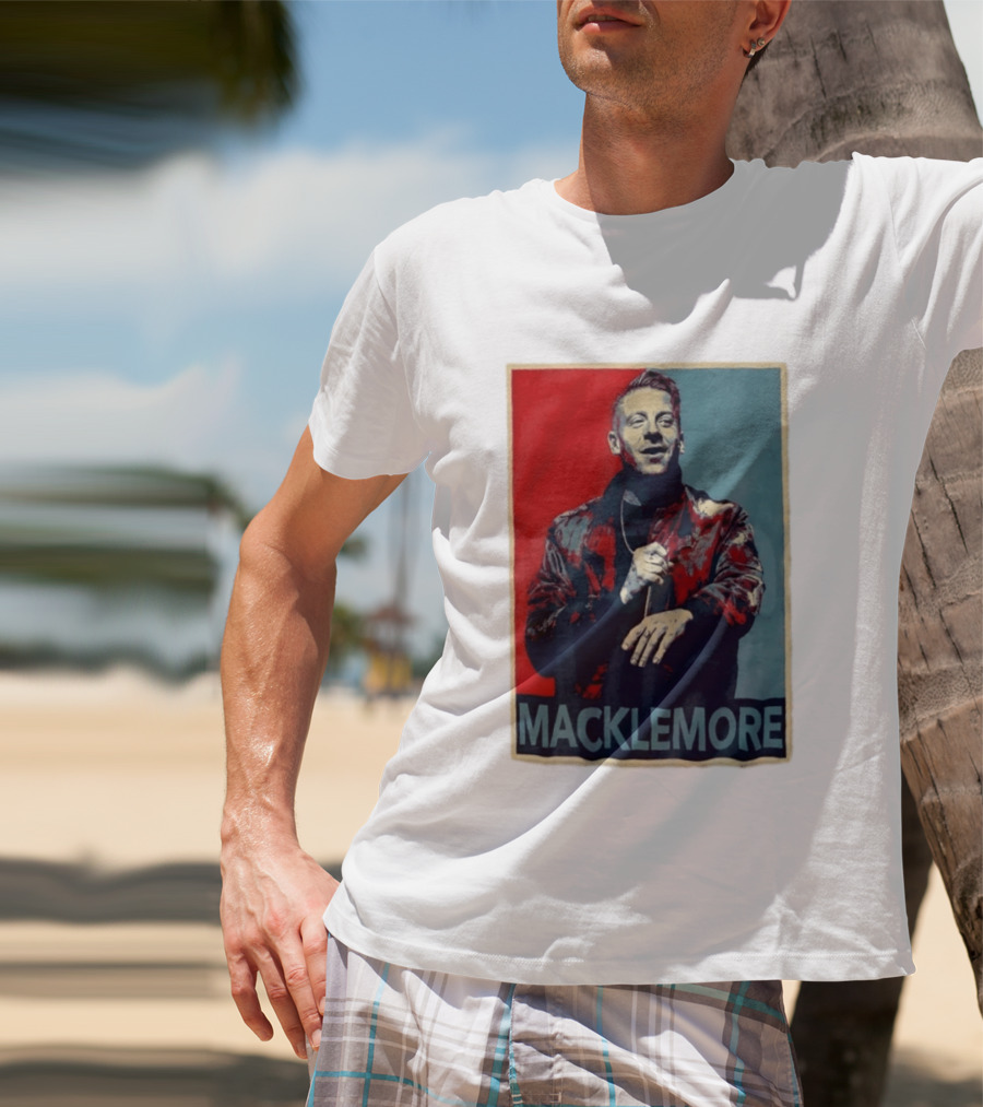 Macklemore Music Icon Red Blue T-Shirt