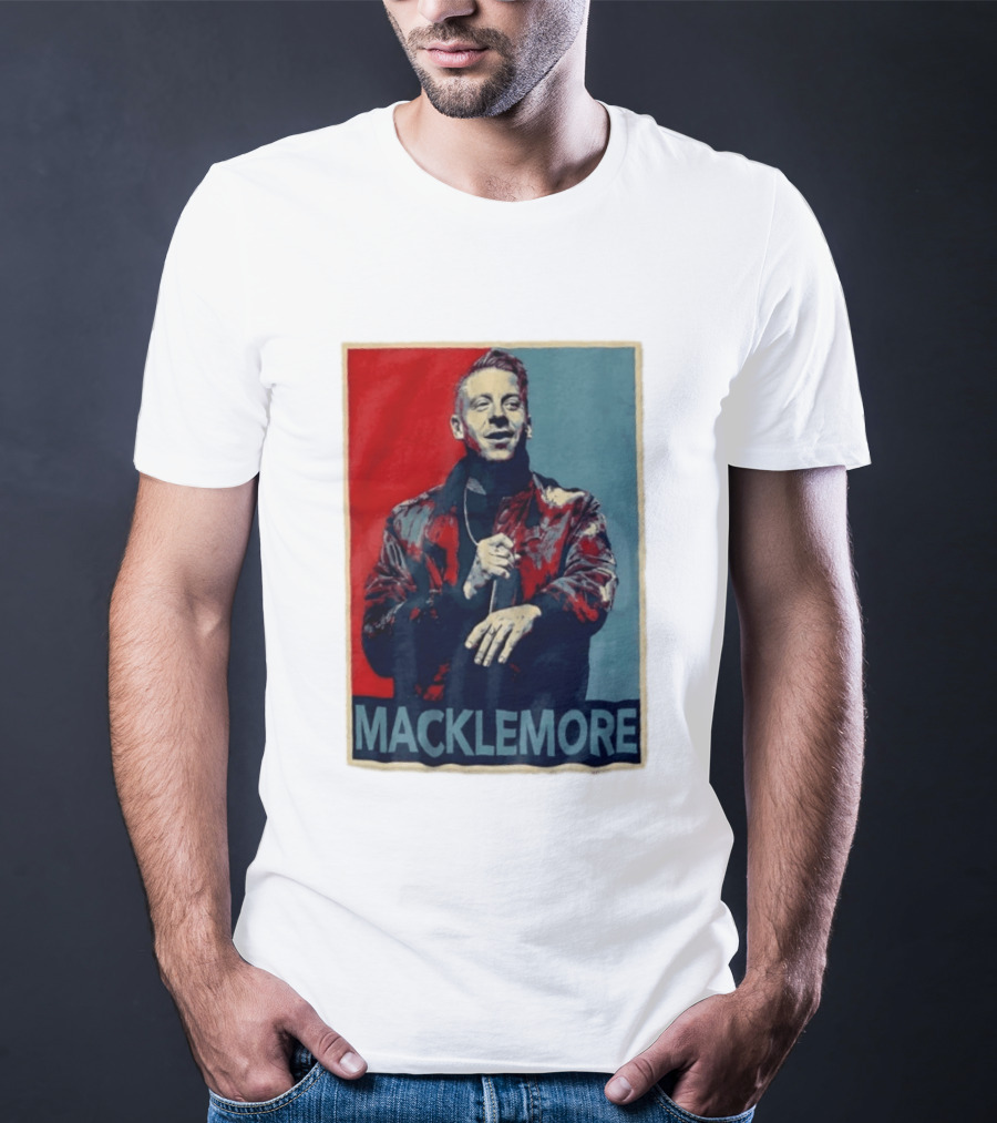 Macklemore Music Icon Red Blue T-Shirt