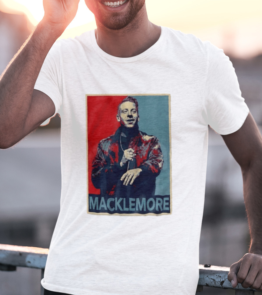 Macklemore Music Icon Red Blue T-Shirt