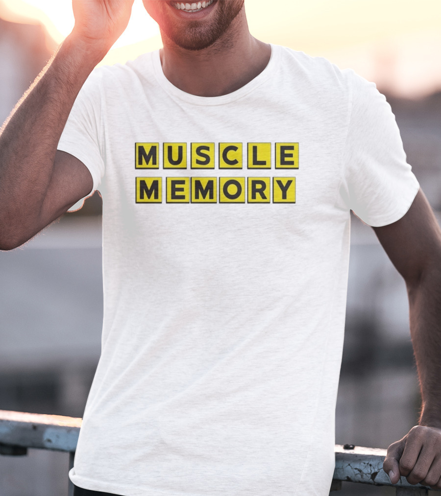 Muscle Memory Fitness Gym Workout Bodybuilding Motivation T-Shirt