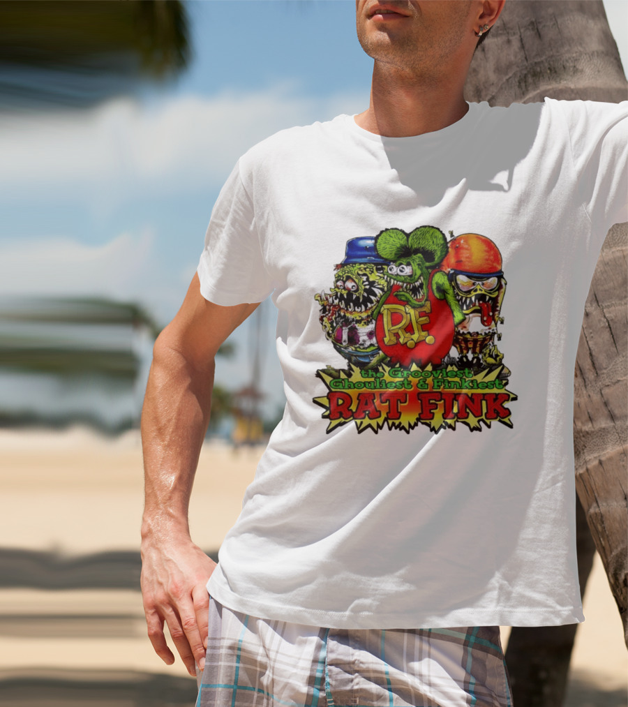 Grooviest Ghouliest Finkiest Rat Fink R.F. T-Shirt