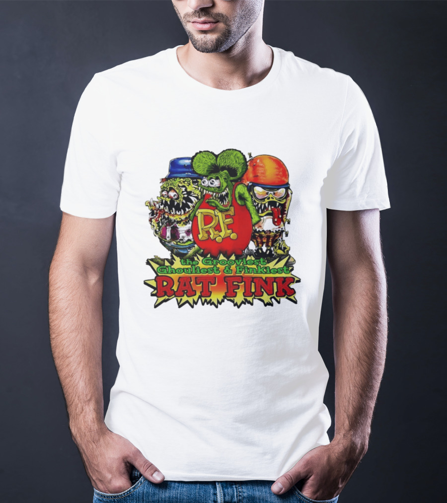 Grooviest Ghouliest Finkiest Rat Fink R.F. T-Shirt