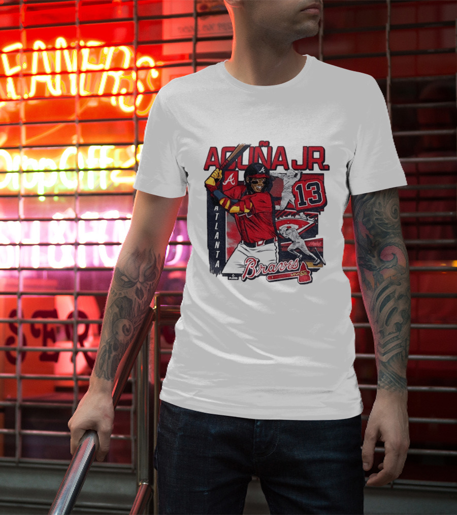 Acuña Jr. Atlanta Braves 13 Baseball Player MLB T-Shirt