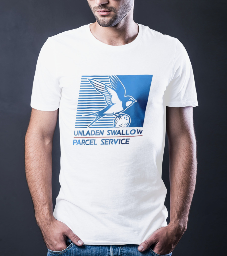 Unladen Swallow Parcel Service Monty Python T-Shirt