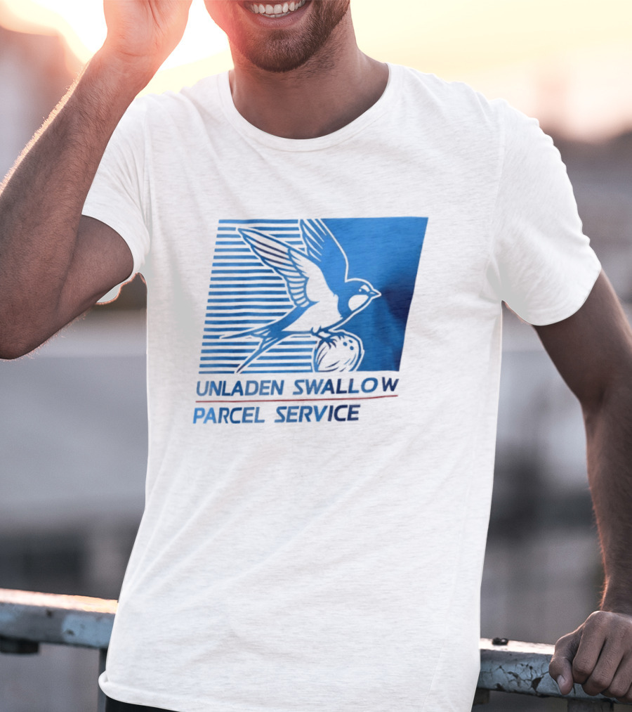 Unladen Swallow Parcel Service Monty Python T-Shirt