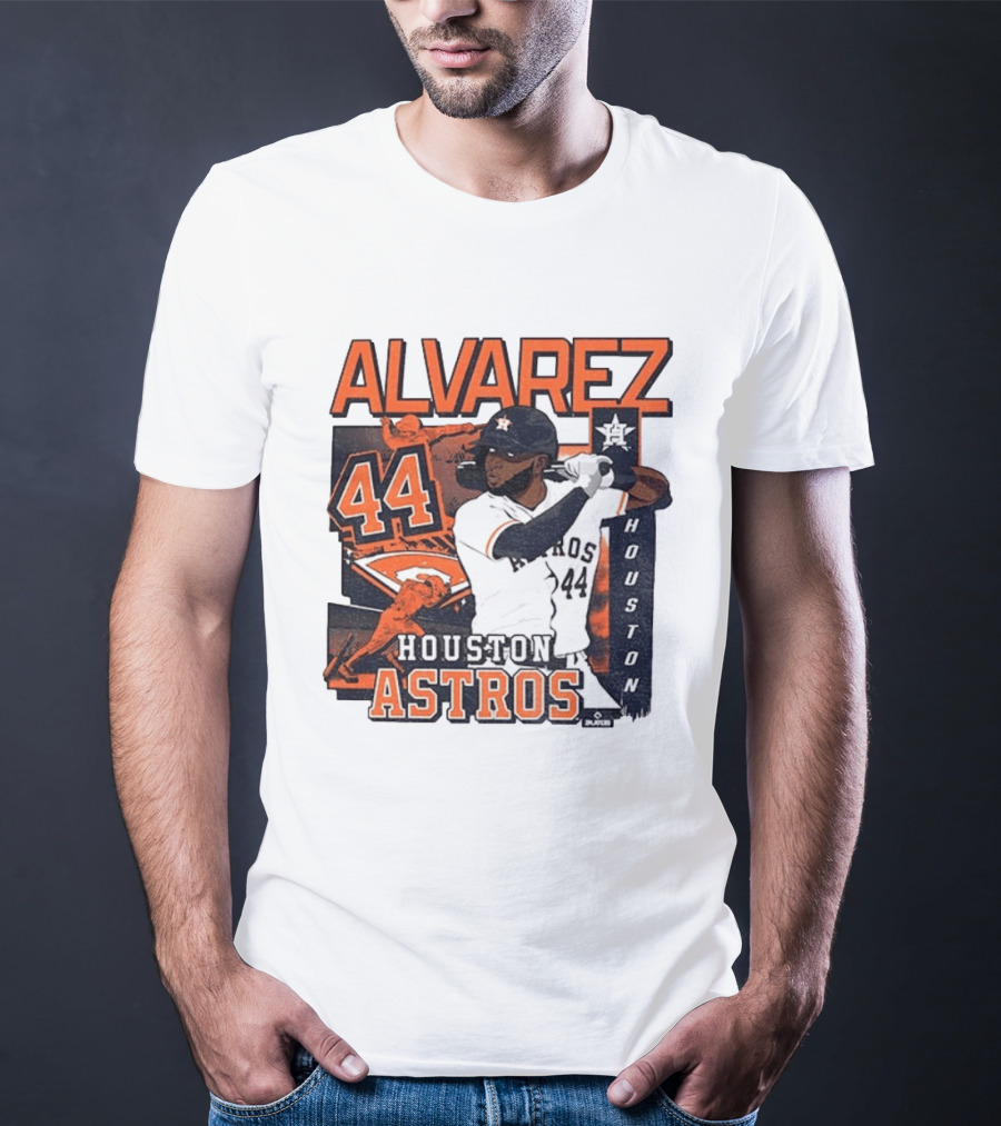 Yordan Alvarez 44 Houston Astros Player Edition MLB T-Shirt