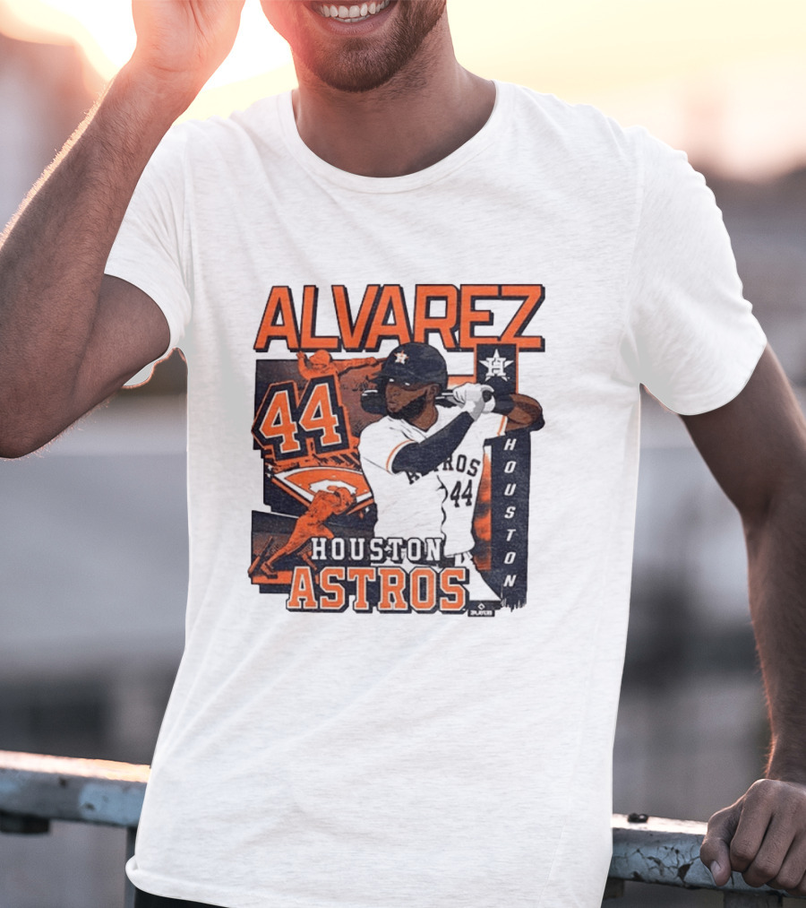 Yordan Alvarez 44 Houston Astros Player Edition MLB T-Shirt