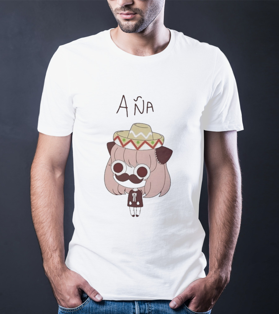 Aña Anya Forger Meme Sombrero Mustache T-Shirt