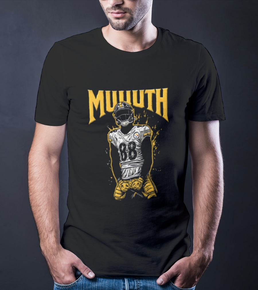MUUTH Pat Freiermuth 88 Pittsburgh Steelers T-Shirt
