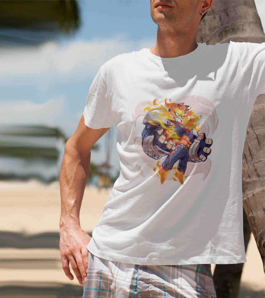 Endeavor My Hero Academia Fiery Flame T-Shirt