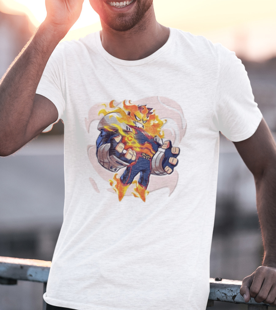 Endeavor My Hero Academia Fiery Flame T-Shirt