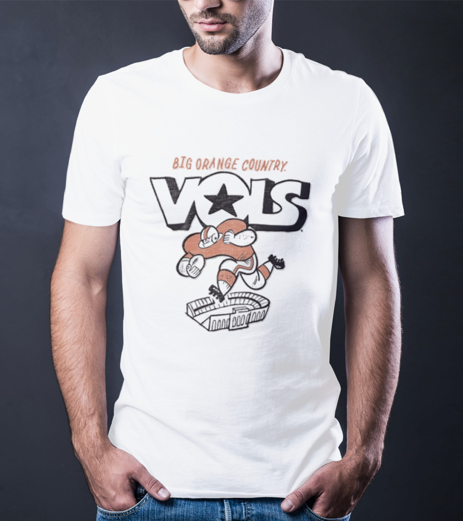 Big Orange Country Vols Football Neyland Stadium Tennessee Volunteers T-Shirt