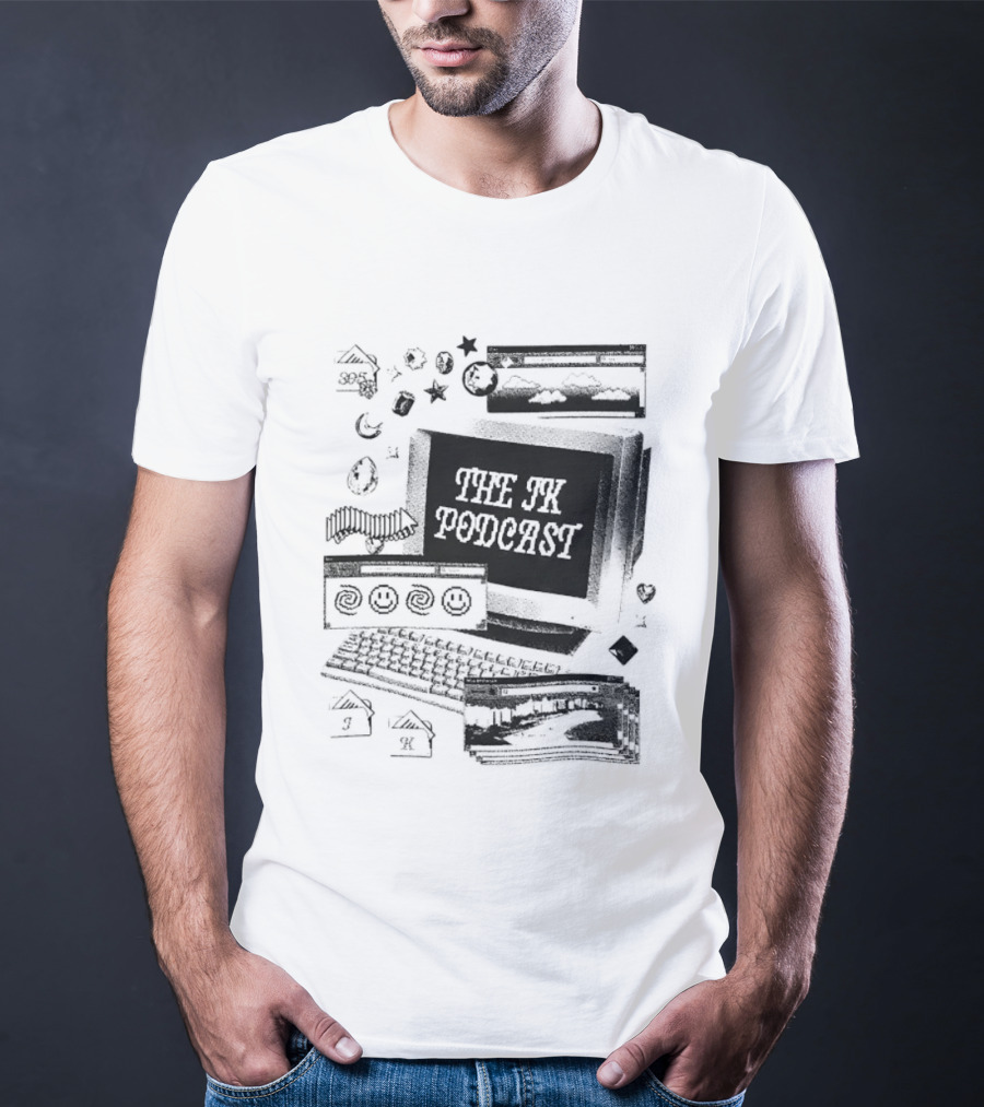The JK Podcast 305 Computer Y2K Nostalgia Vintage Tech T-Shirt