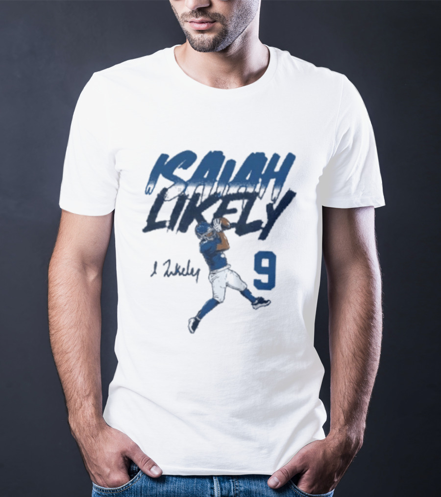 Isaiah Likely Catch Pose 9 New York Giants T-Shirt