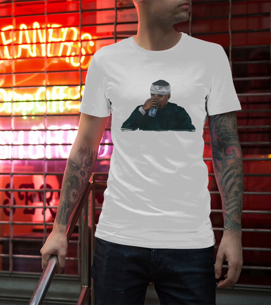 Philadelphia Eagles Jalen Hurts Hydration Headband T-Shirt