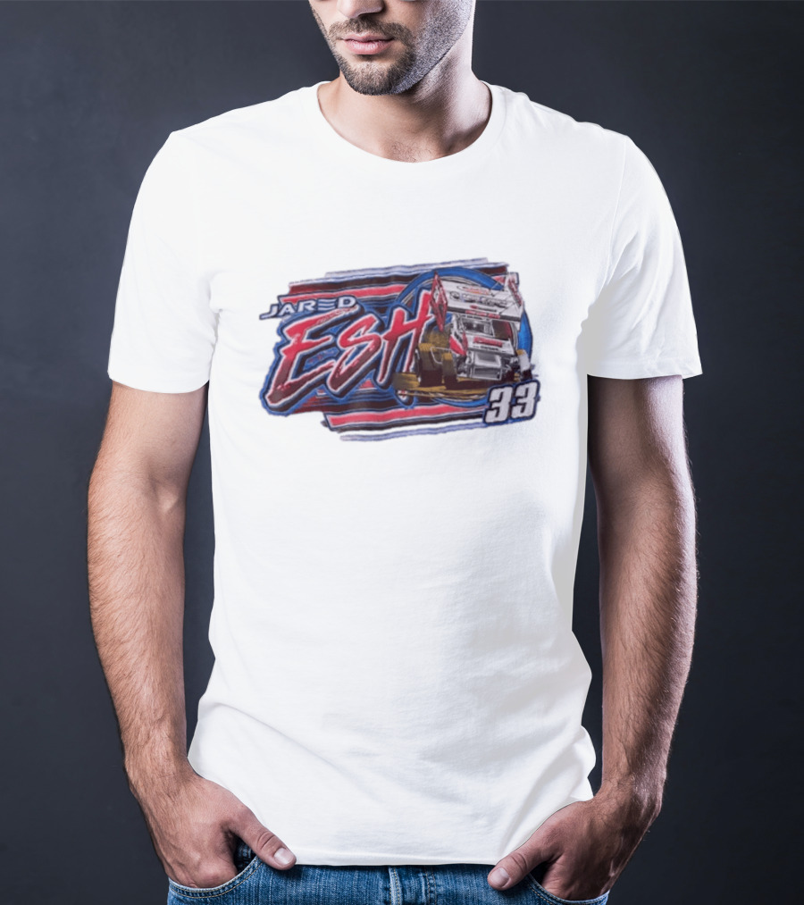 Jared Esh 33 Sprint Car Racing Ezra's Point Competition T-Shirt