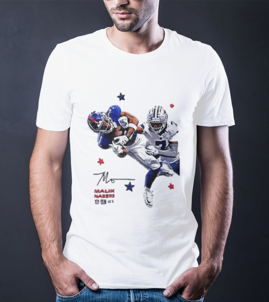 Malik Nabers New York Giants Cowboys Matchup Highlight T-Shirt