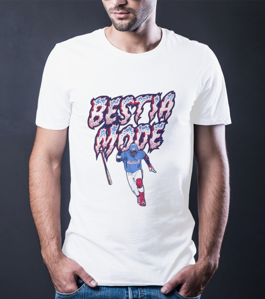 Ronald Acuña Jr Bestia Mode Baseball Atlanta Braves T-Shirt