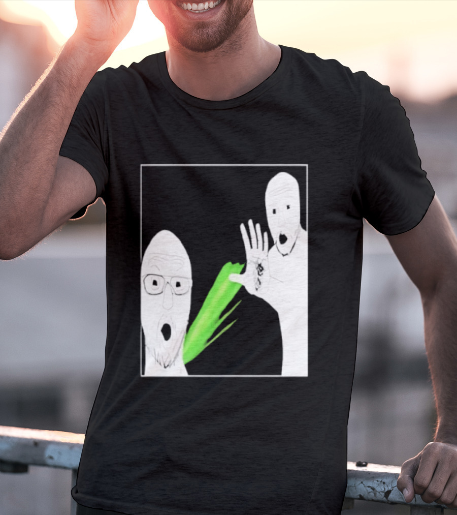 Soyjak Pointing Meme Wholesome Internet Reaction T-Shirt