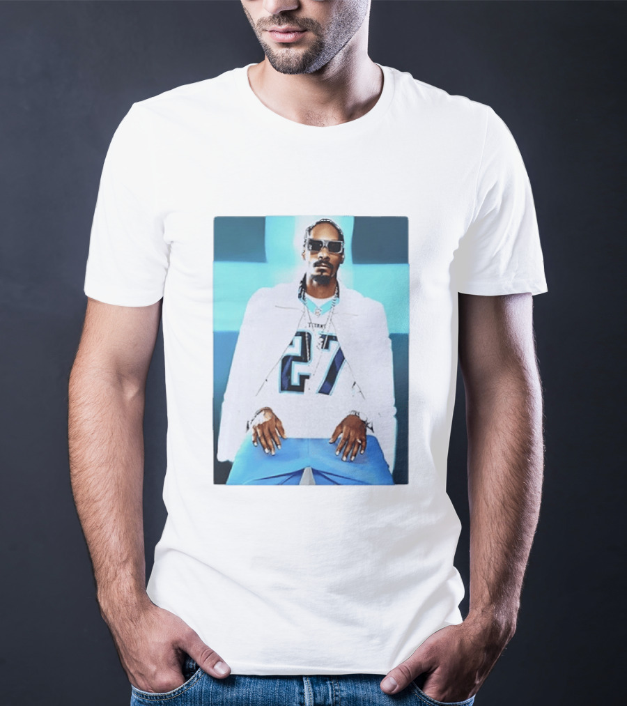 Tennessee Titans 27 Jersey Worn By Snoop Dogg T-Shirt