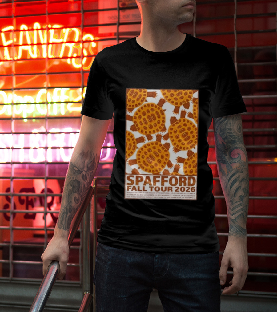 Spafford Fall Tour 2026 Turtles And Tour Dates T-Shirt