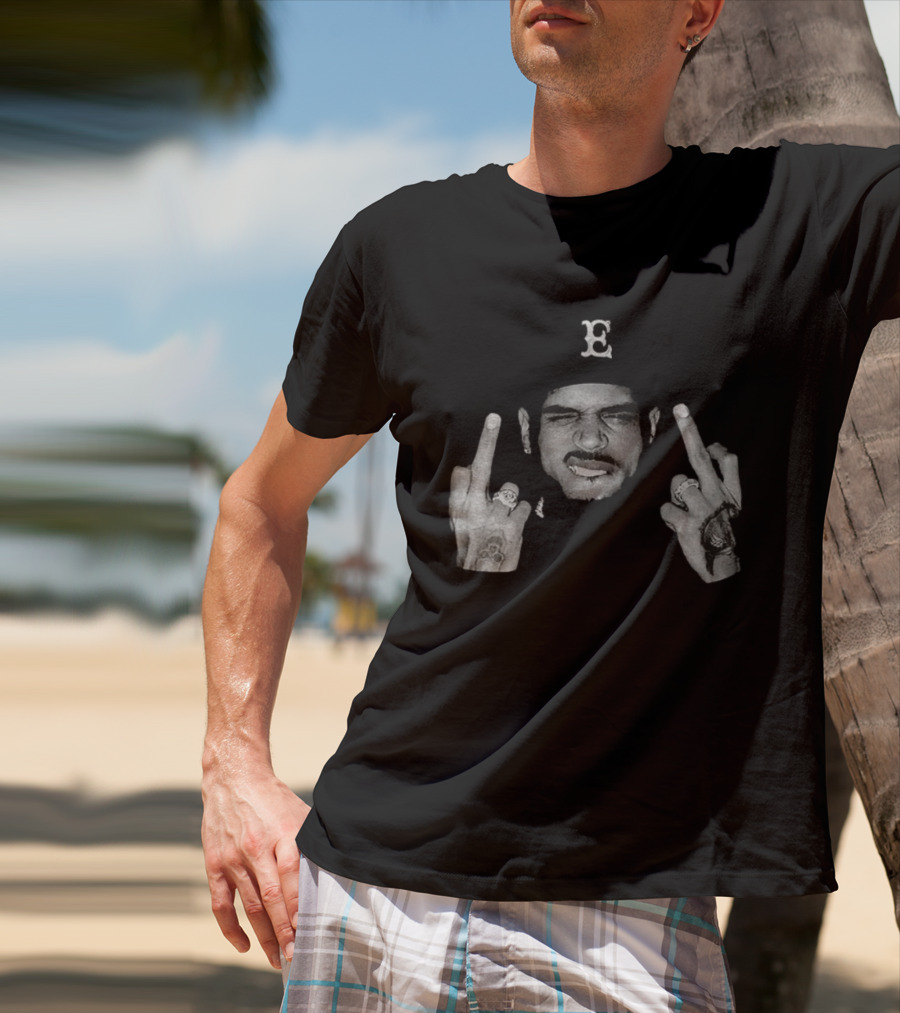 Usher Chris Brown Tour Middle Finger Gesture T-Shirt