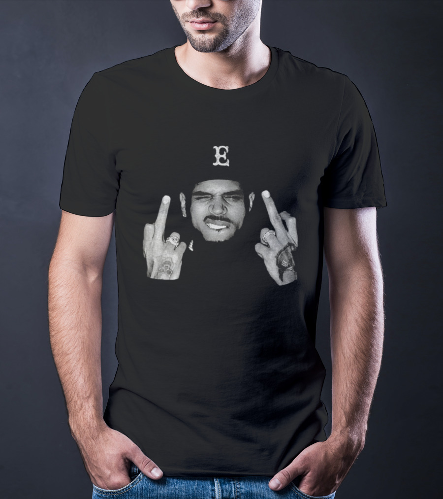 Usher Chris Brown Tour Middle Finger Gesture T-Shirt