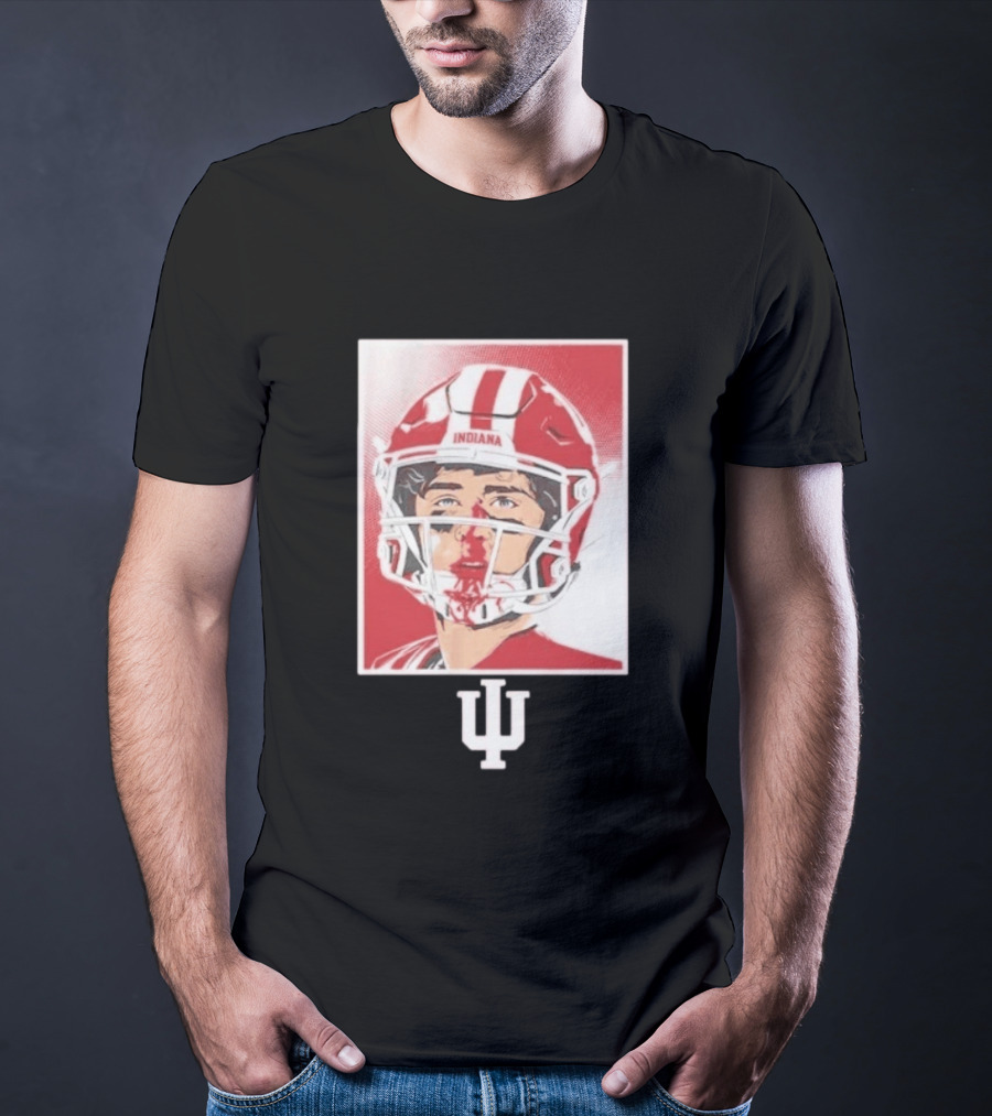 Josh Hoover Indiana Hoosiers Football Bloody Face T-Shirt
