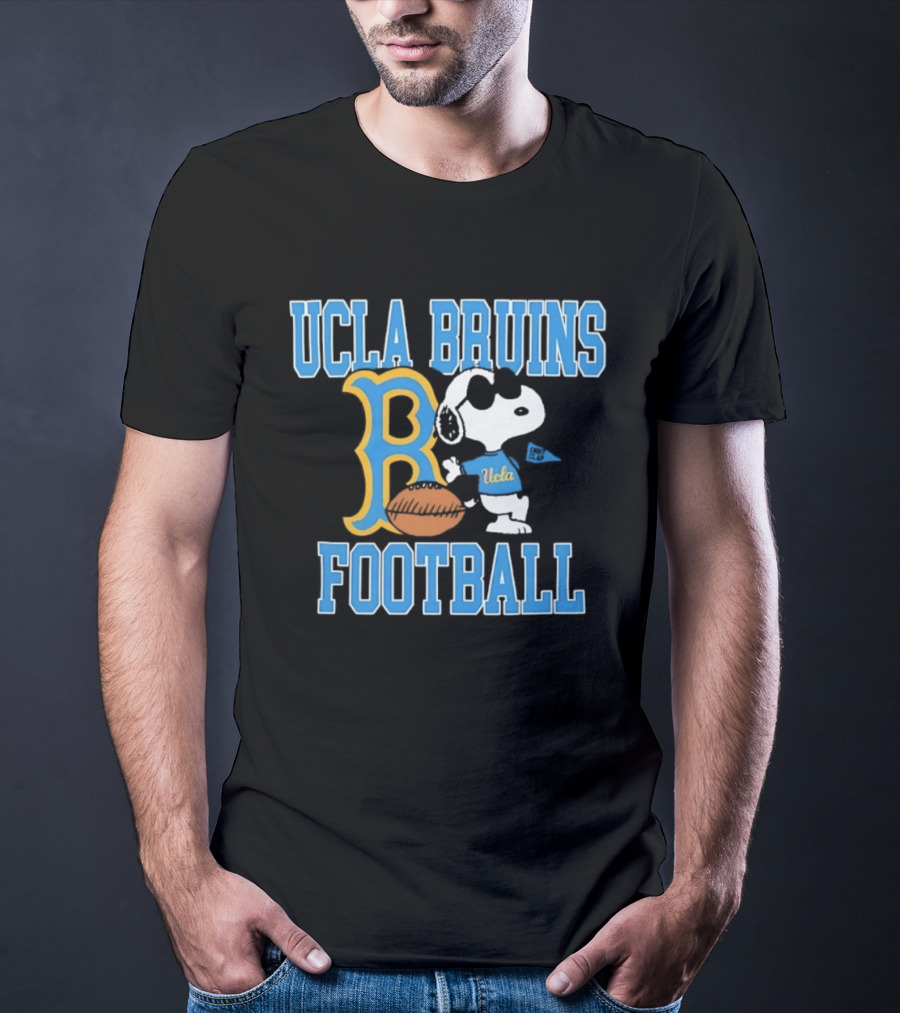UCLA Bruins Football Snoopy Peanuts Eight Clap T-Shirt