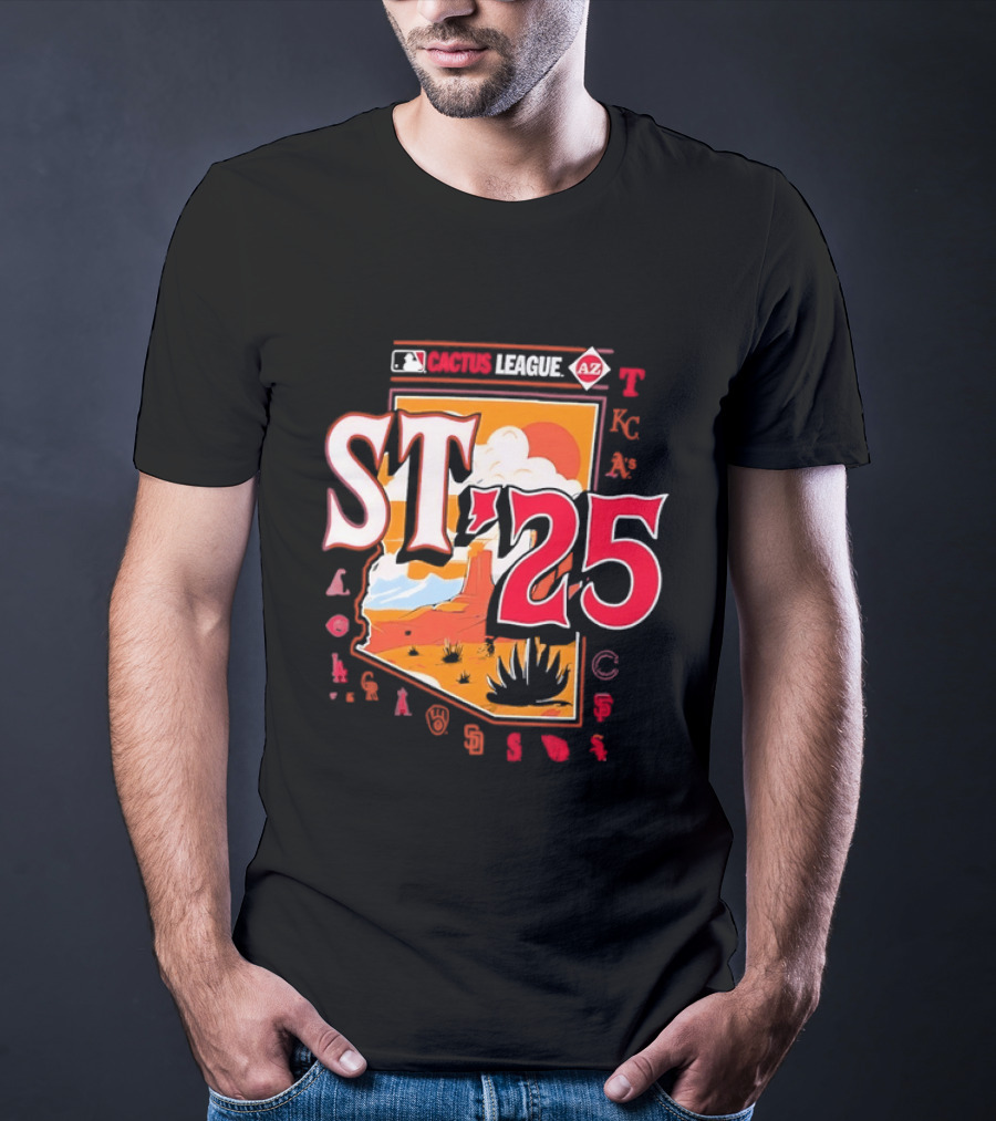 Cactus League 2025 Arizona Spring Training MLB AZ ST'25 T-Shirt