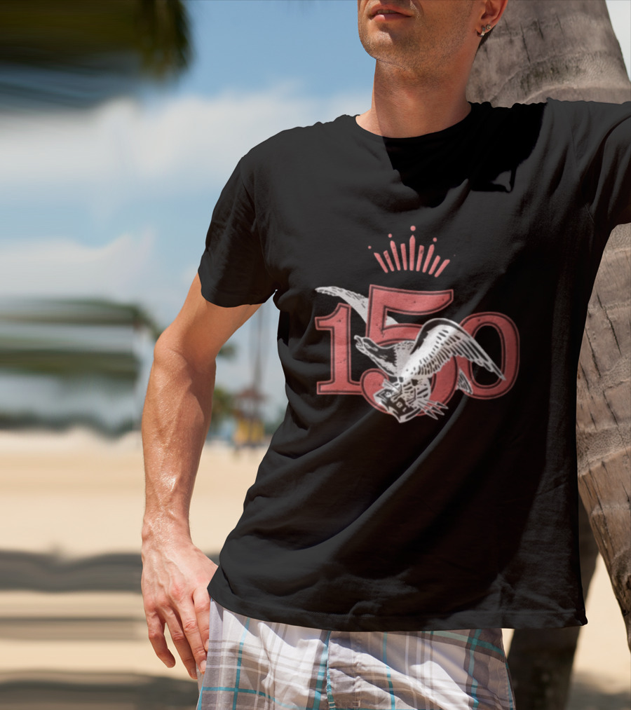 Texas A And M University 150th Anniversary 1876 Eagle Crown T-Shirt