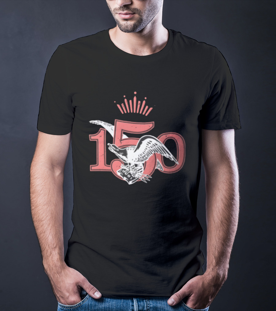 Texas A And M University 150th Anniversary 1876 Eagle Crown T-Shirt