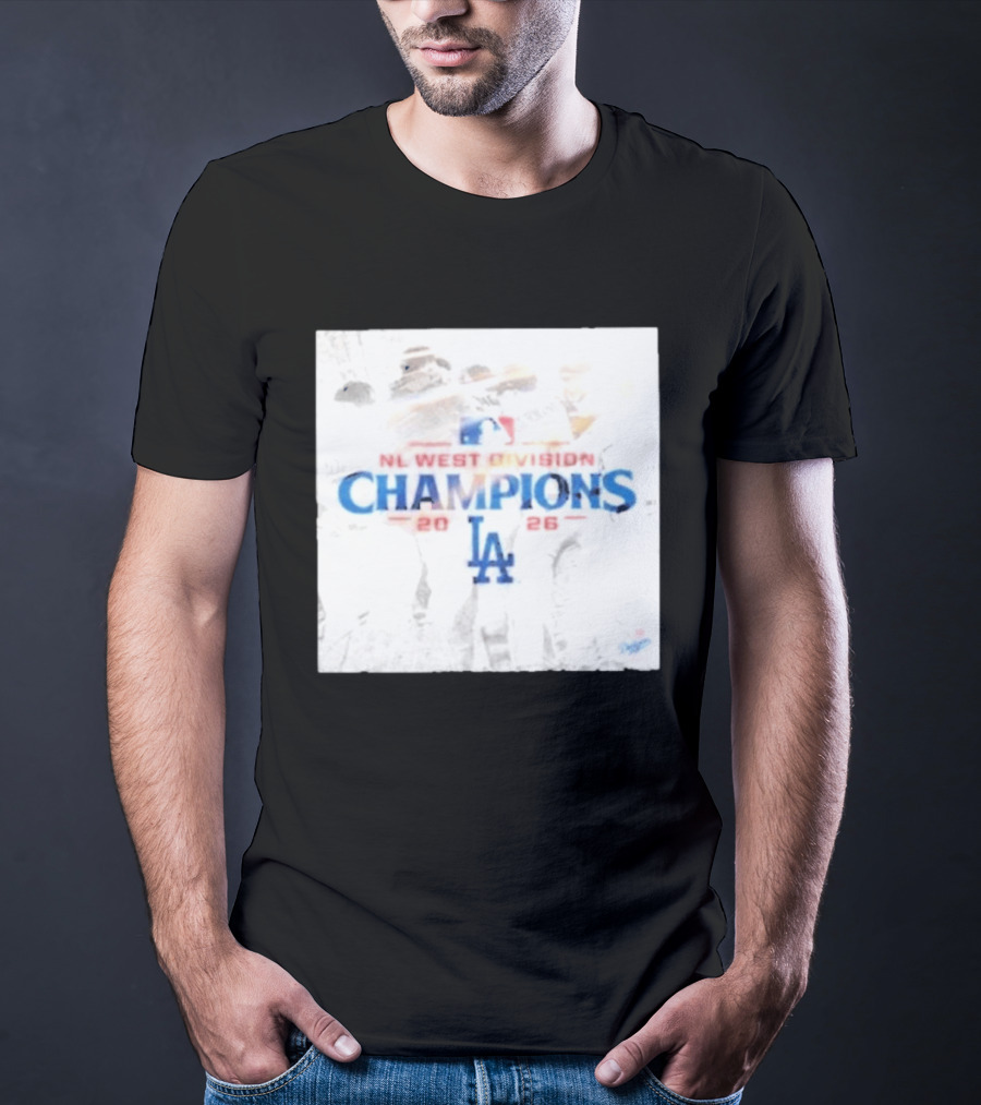 NL West Division Champions 2026 LA Dodgers MLB T-Shirt