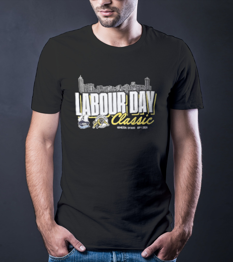 Toronto Argonauts Hamilton Tiger Cats Labour Day Classic 2026 Skyline Event T-Shirt