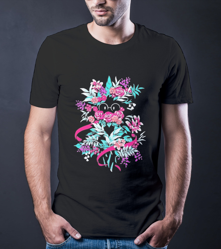 Floral Wizardry Bouquet Glasses Magic Blossoms T-Shirt