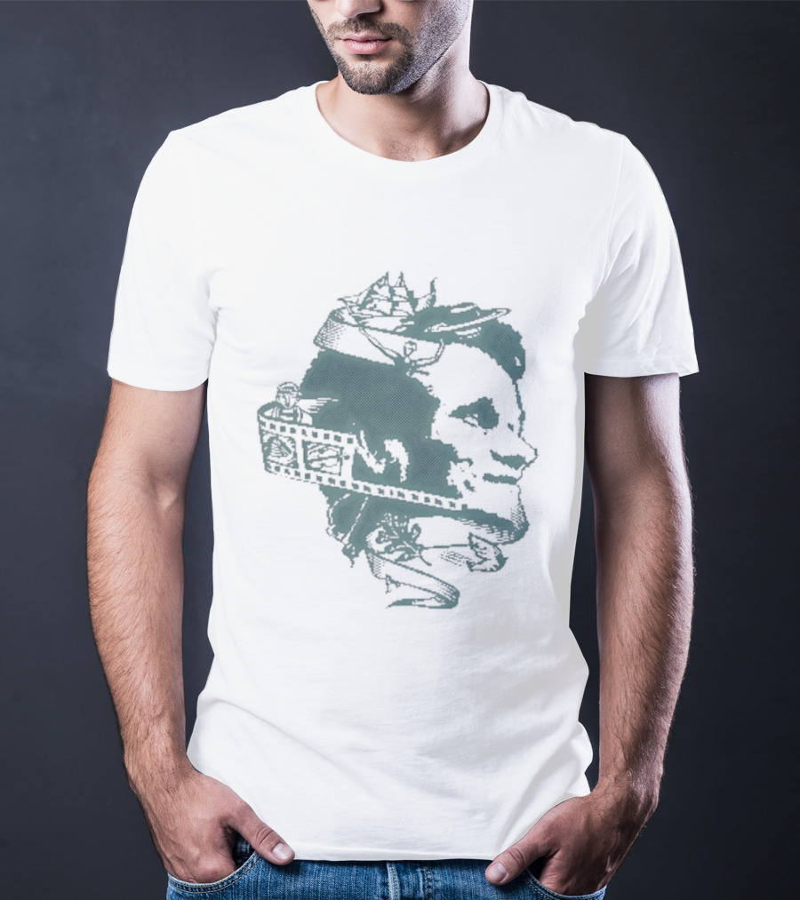 Abraham Lincoln Nautical Film Reel Image T-Shirt