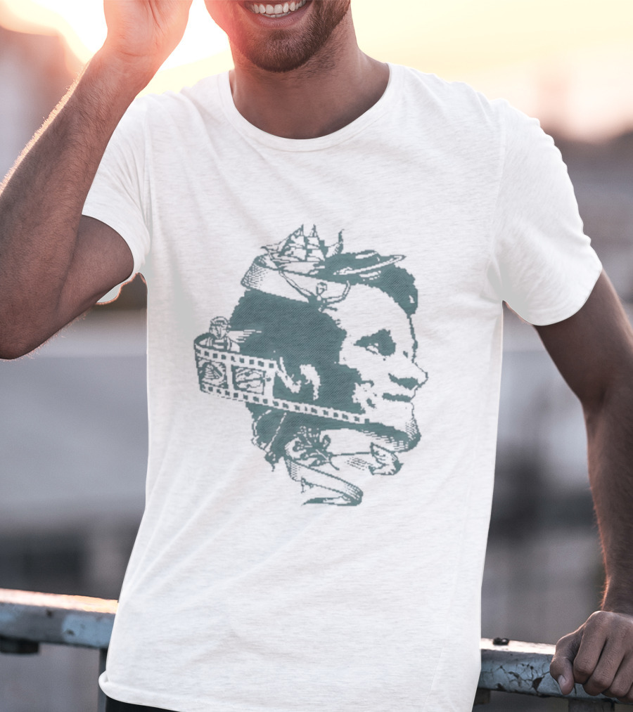 Abraham Lincoln Nautical Film Reel Image T-Shirt