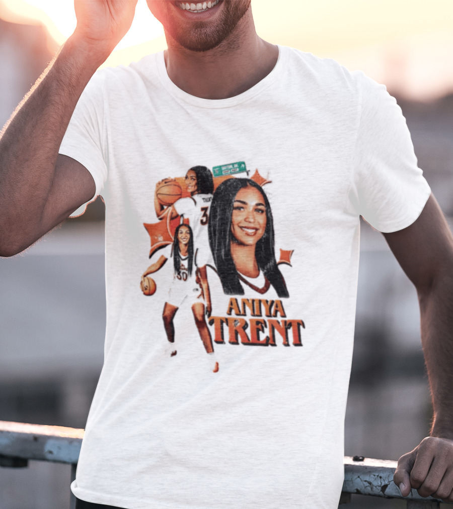 Aniya Trent Dayton Ohio Basketball Player The Burg Sign T-Shirt
