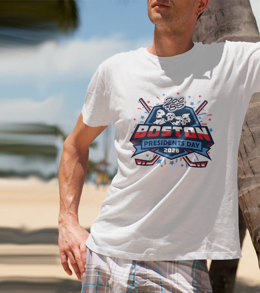 Boston Presidents Day 2026 200×85 Tournament Series T-Shirt