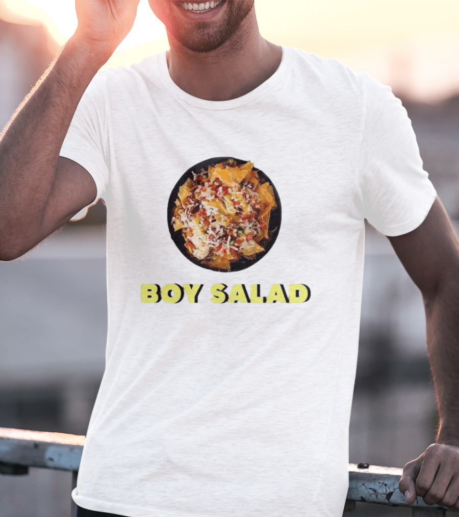 Boy Salad Nachos Snack Meme Food T-Shirt