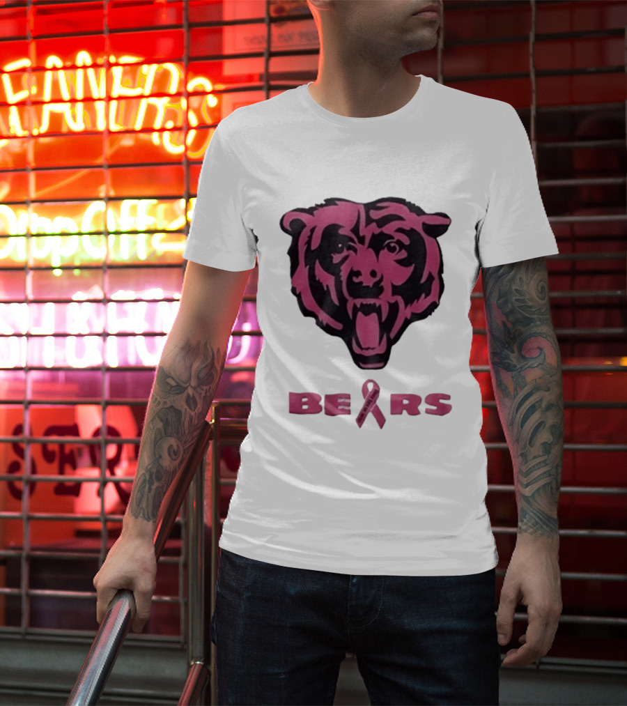 Chicago Bears Real Fans Wear Pink Breast Cancer Awareness 2026 T-Shirt