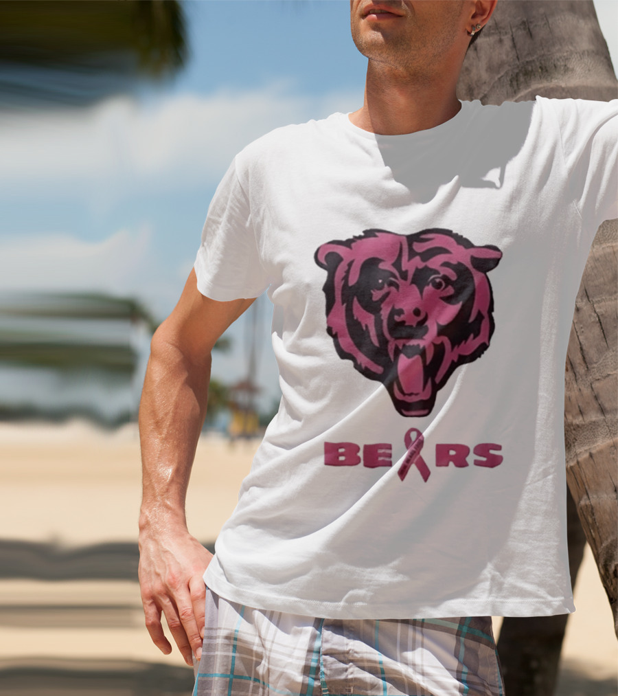 Chicago Bears Real Fans Wear Pink Breast Cancer Awareness 2026 T-Shirt