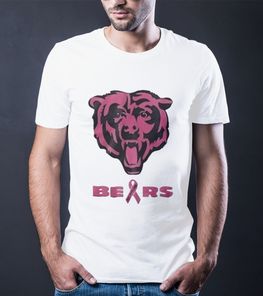 Chicago Bears Real Fans Wear Pink Breast Cancer Awareness 2026 T-Shirt